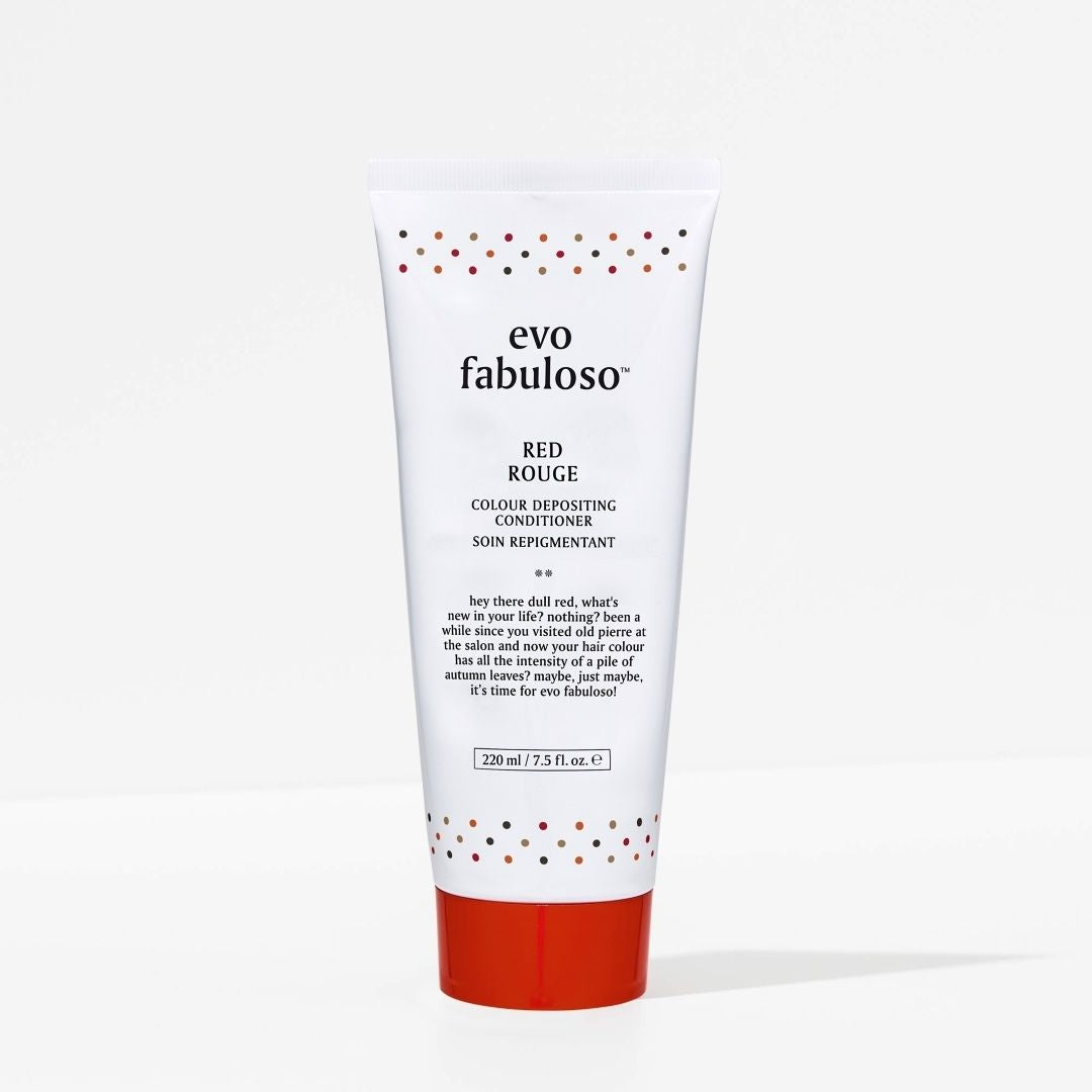 Evo Fabuloso red colour boosting treatment/ colour intensifying conditioner/ colour depositing conditioner 220ml
