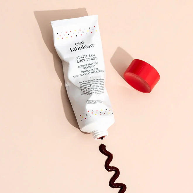 Evo Fabuloso purple red colour boosting treatment/ colour intensifying conditioner/ colour depositing conditioner 220ml