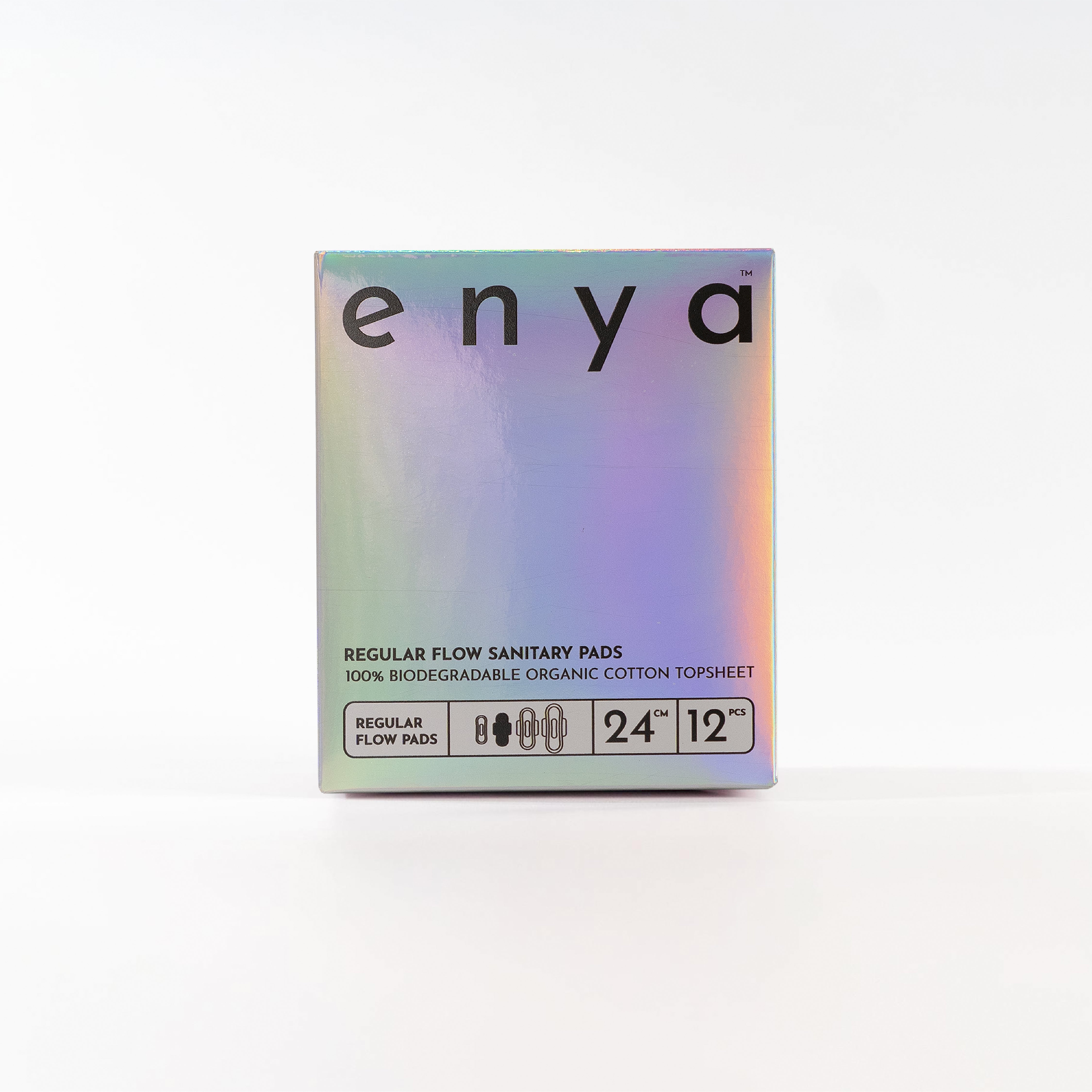 Enya Regular Flow organic cotton periods pads