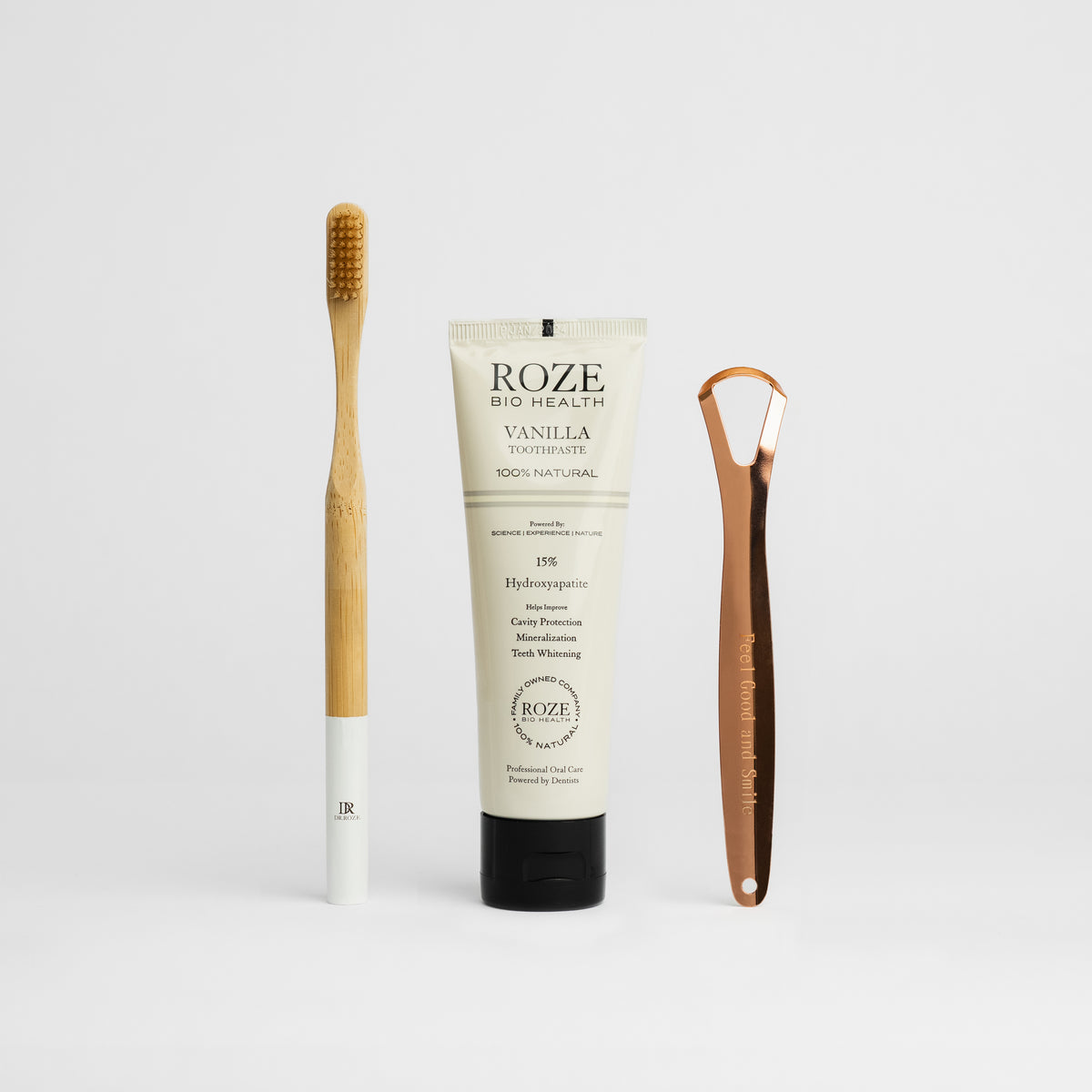 ROZE BioHealth Copper Tongue Scraper