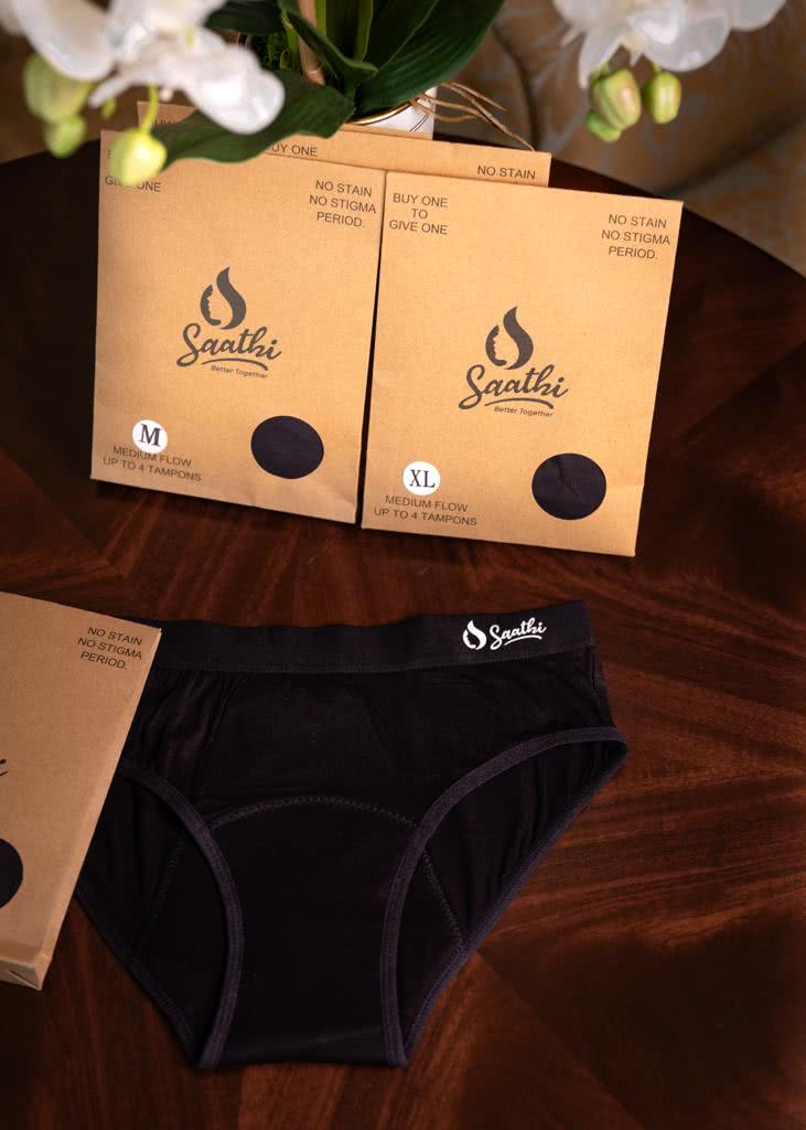 Saathi Period Underwear (Regular, Re-usable)