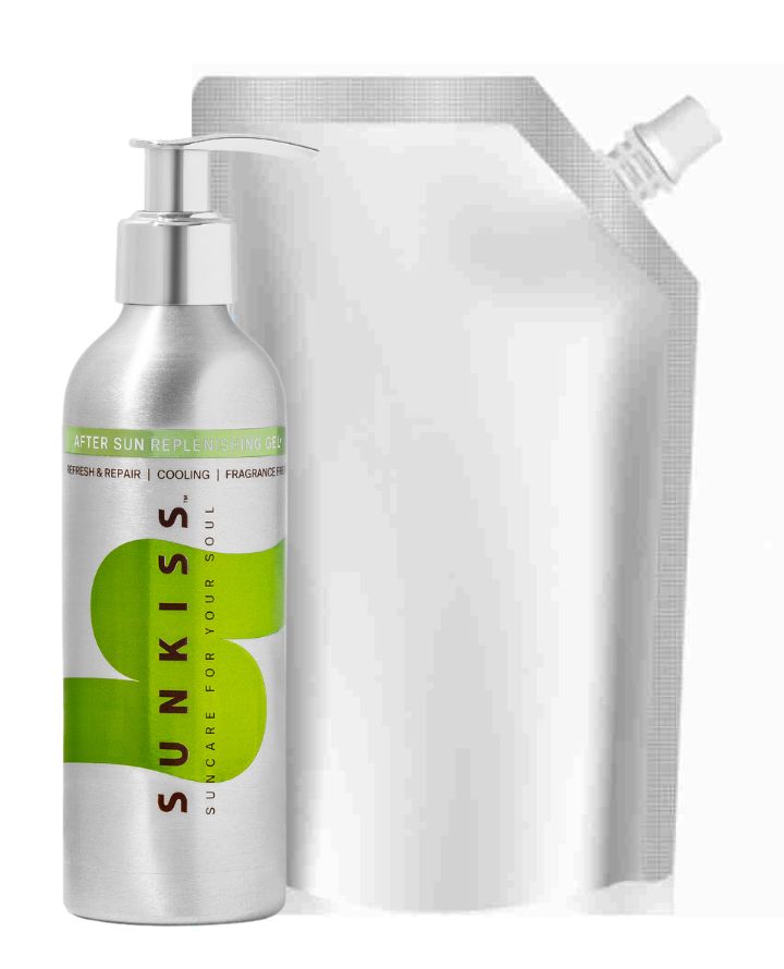 SunKiss Sustainable Suncare Refills- Aftersun Replenishing Aloe Gel