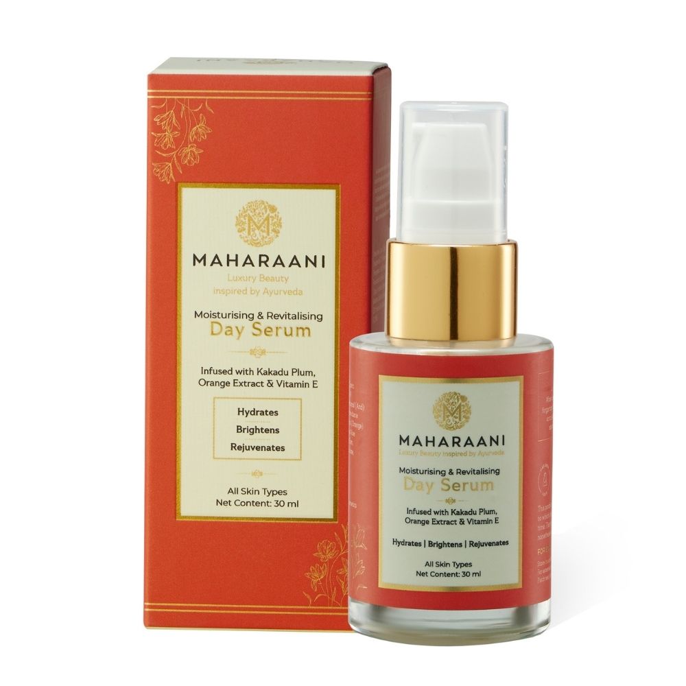 Maharaani Moisturizing and Revitalizing Day Serum infused with Kakadu Plum, Orange Extract and Vitamin E (30ml)